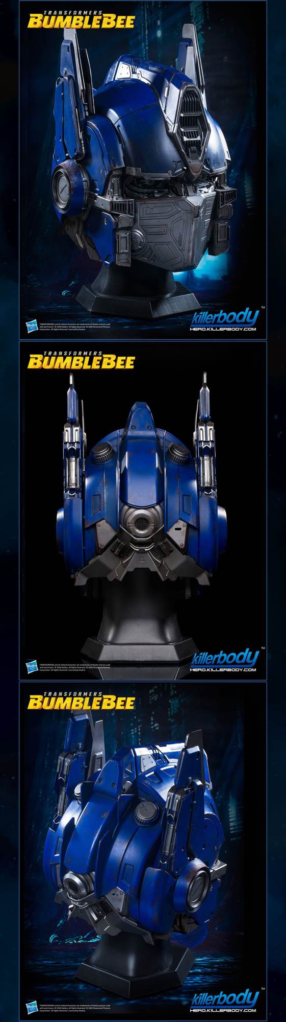 Transformers Bumblebee - Optimus Prime wearable helmet