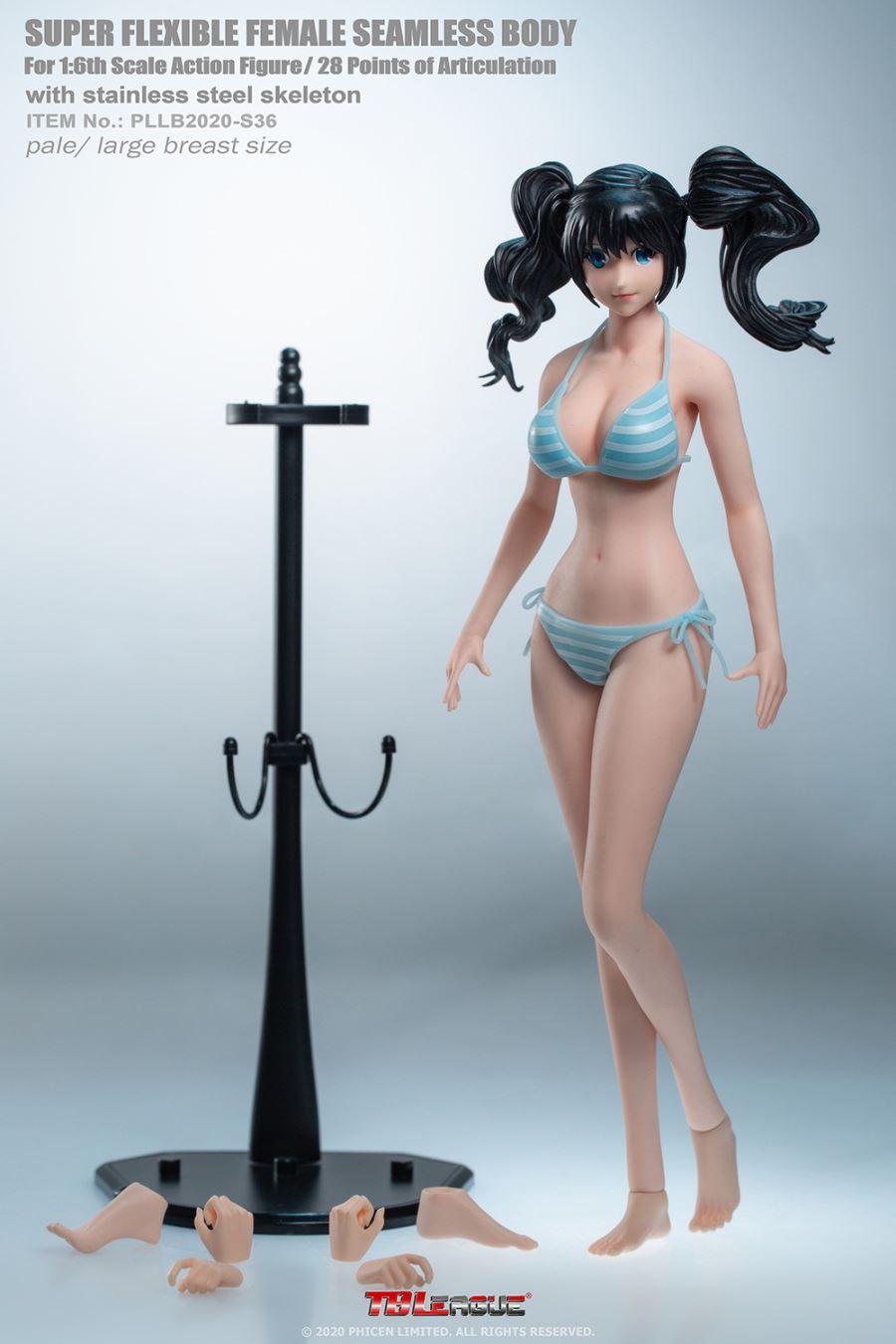 1/6th Female Super-Flexible Seamless Bodies Anime Girls 