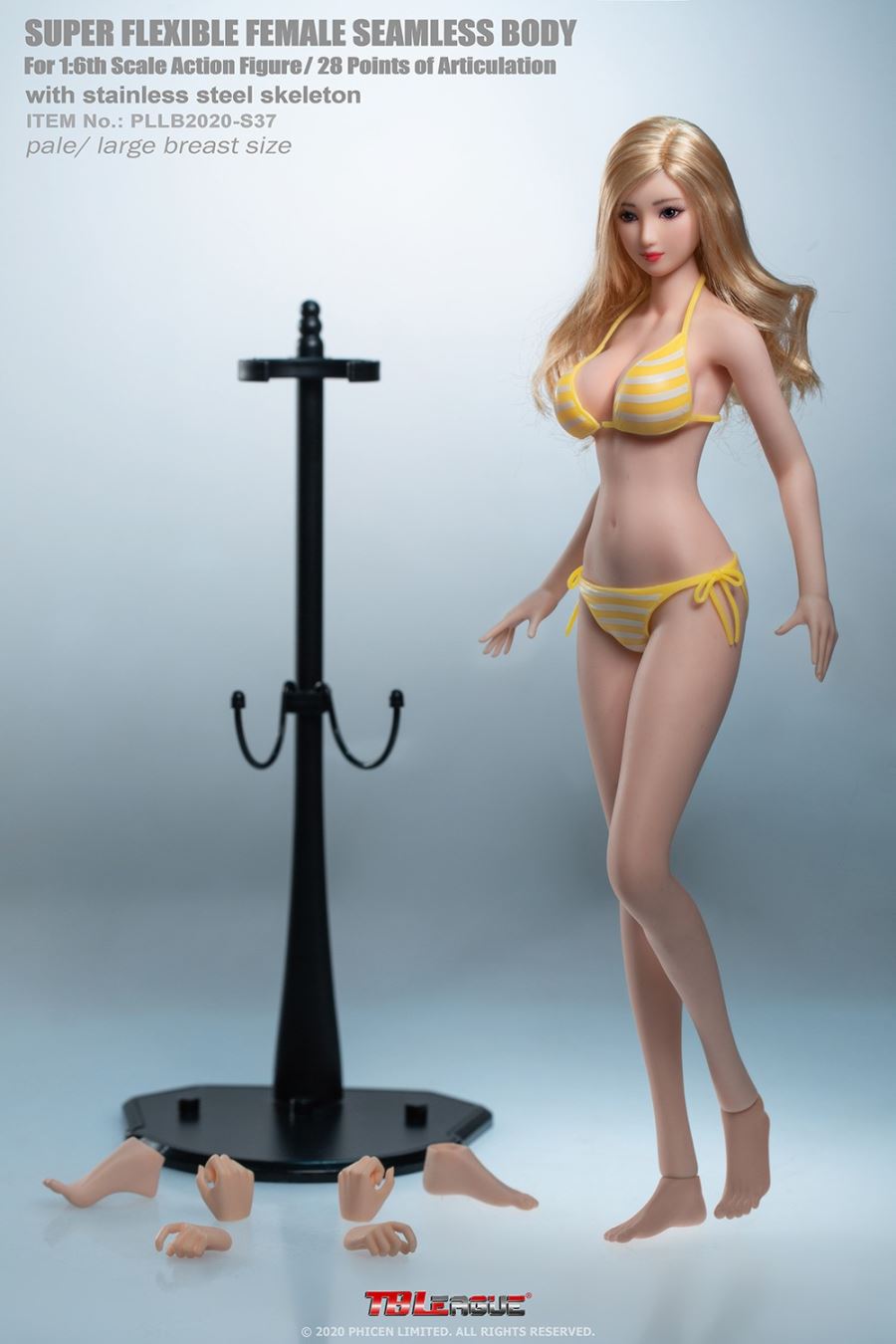 1/6th Female Super-Flexible Seamless Bodies Anime Girls 