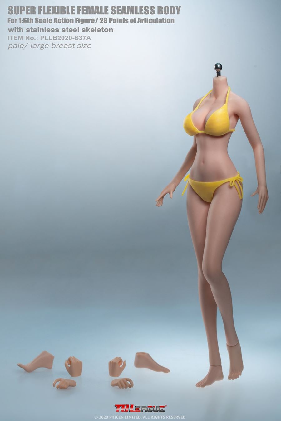 1/6th Female Super-Flexible Seamless Bodies Anime Girls 