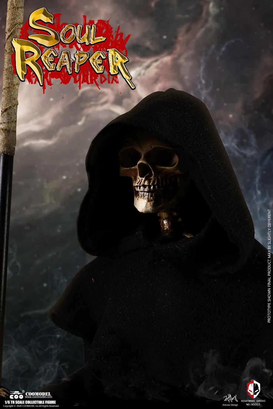 NO.NS005 1/6 DIE-CAST ALLOY - NIGHTMARE SEIRES - DEATH - SOUL REAPER
