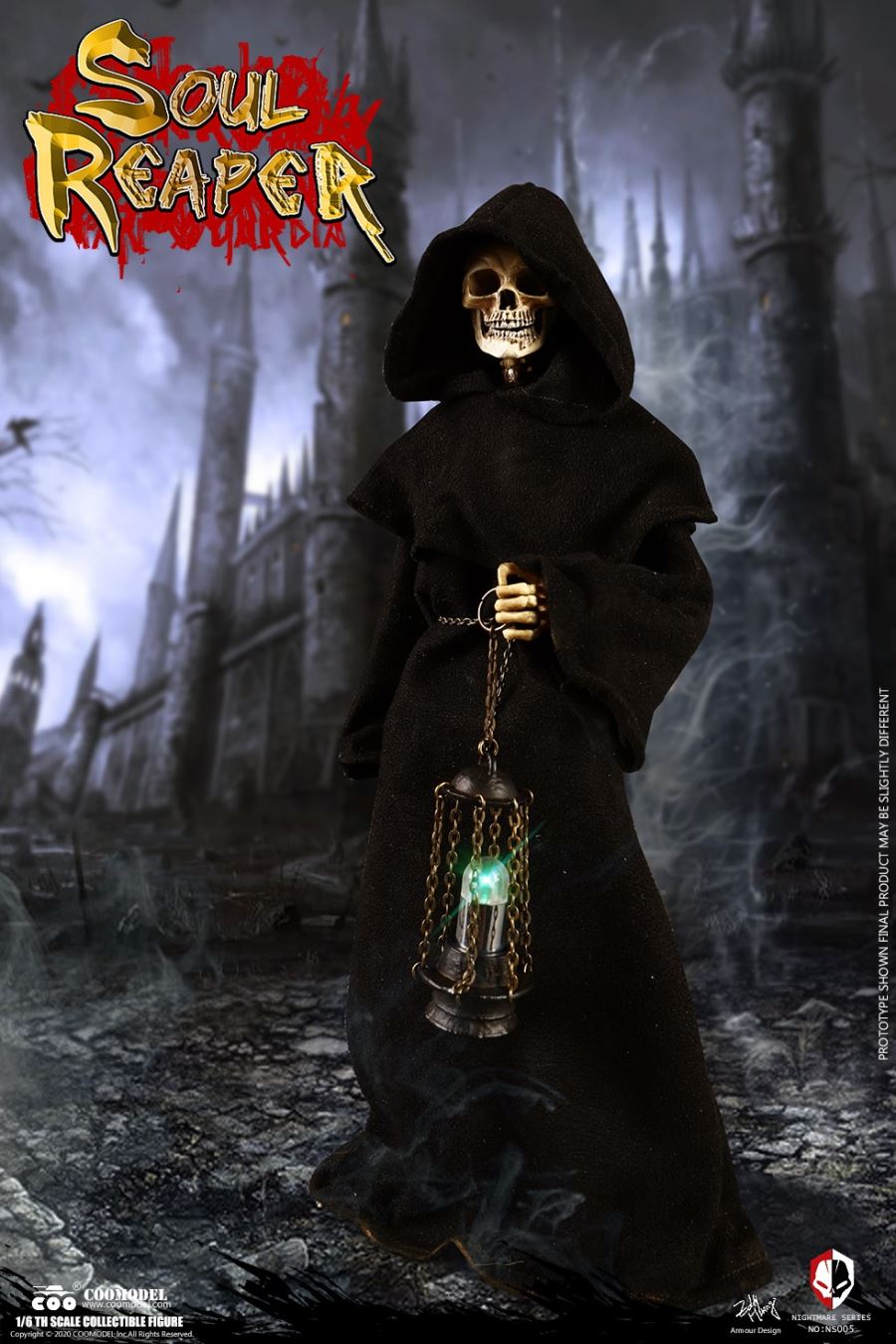 NO.NS005 1/6 DIE-CAST ALLOY - NIGHTMARE SEIRES - DEATH - SOUL REAPER