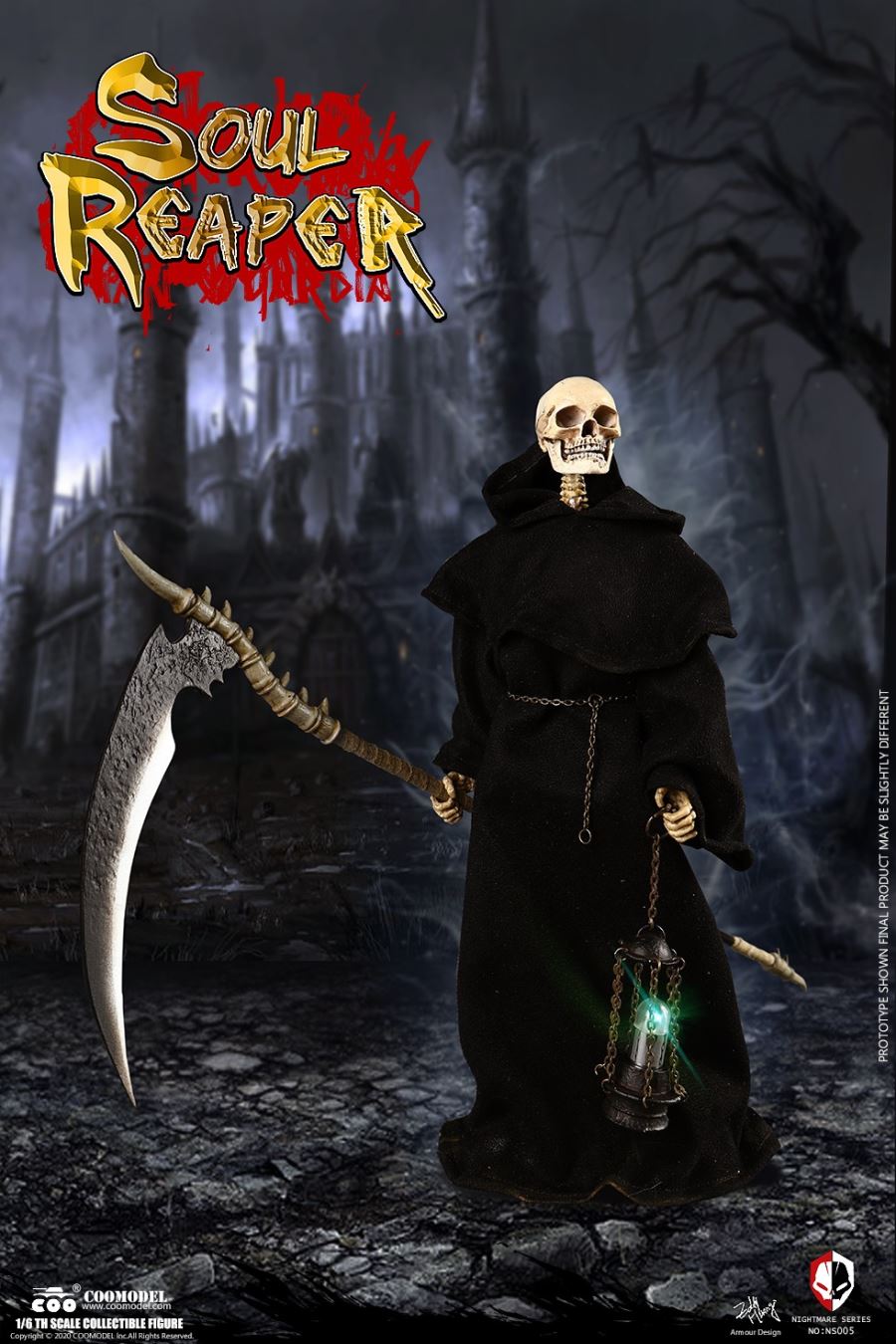 NO.NS005 1/6 DIE-CAST ALLOY - NIGHTMARE SEIRES - DEATH - SOUL REAPER