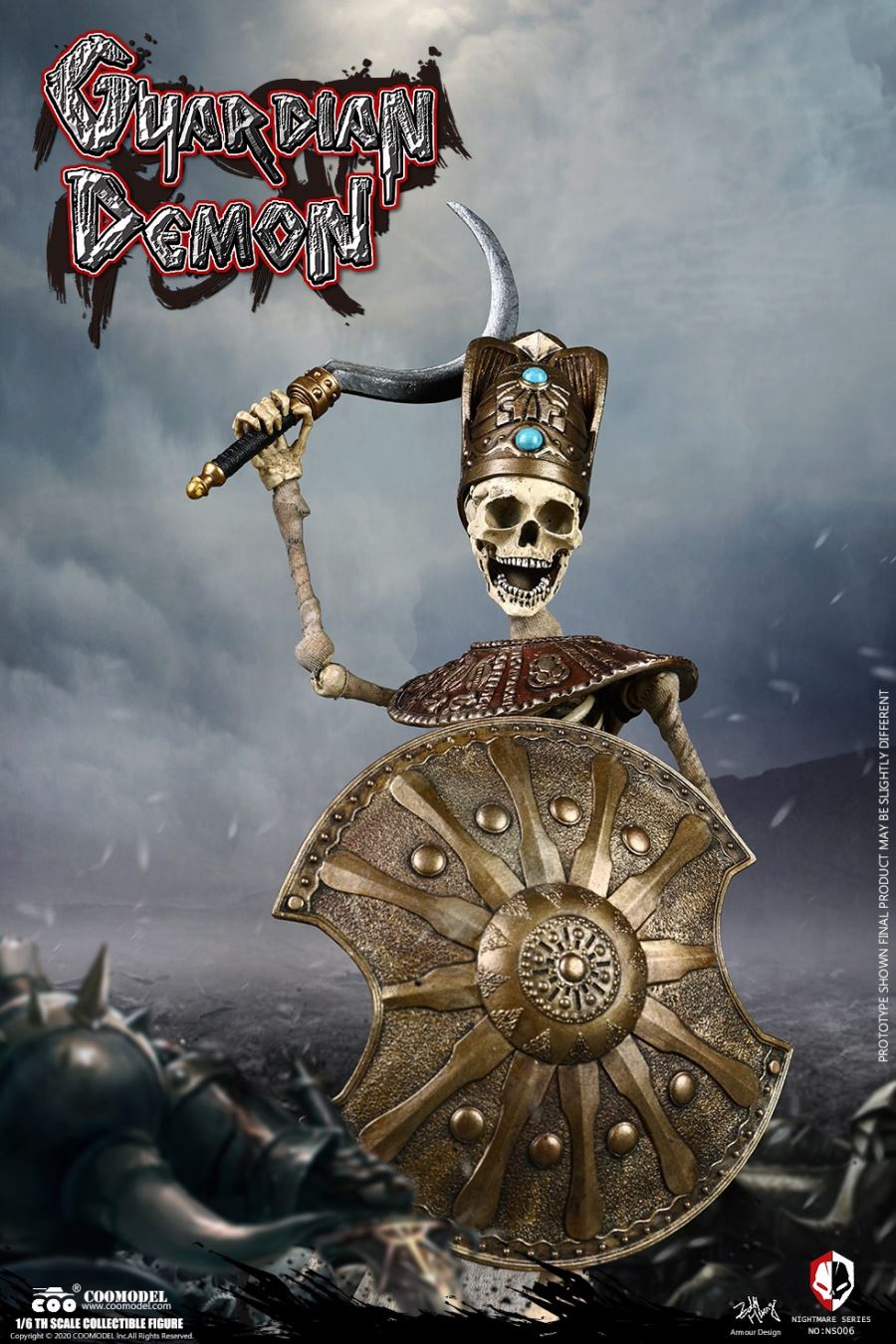 NO.NS006 1/6 DIE-CAST ALLOY - NIGHTMARE SEIRES - EGYPT - GUARDIAN DEMON