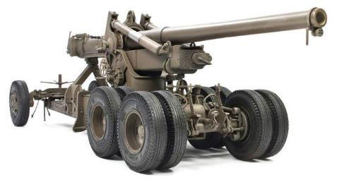 1/35 US M1A1 155mm Cannon Long Tom WWII Model