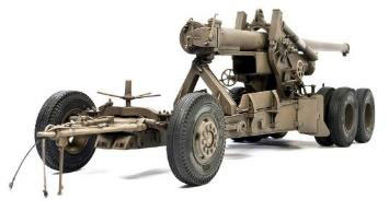 1/35 US M1A1 155mm Cannon Long Tom WWII Model
