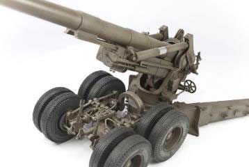 1/35 US M1A1 155mm Cannon Long Tom WWII Model