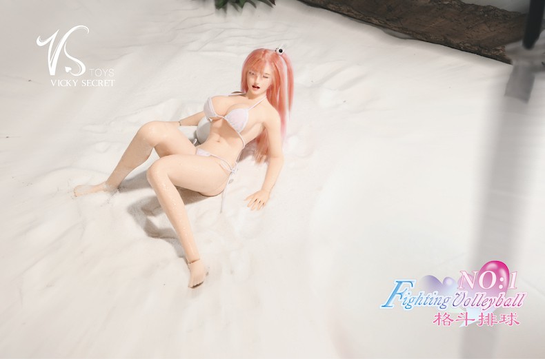 1/6 Fighting Volleyball Series Fruit Ear 19XG66 Full Box Set Double Head Carved Three Shapes