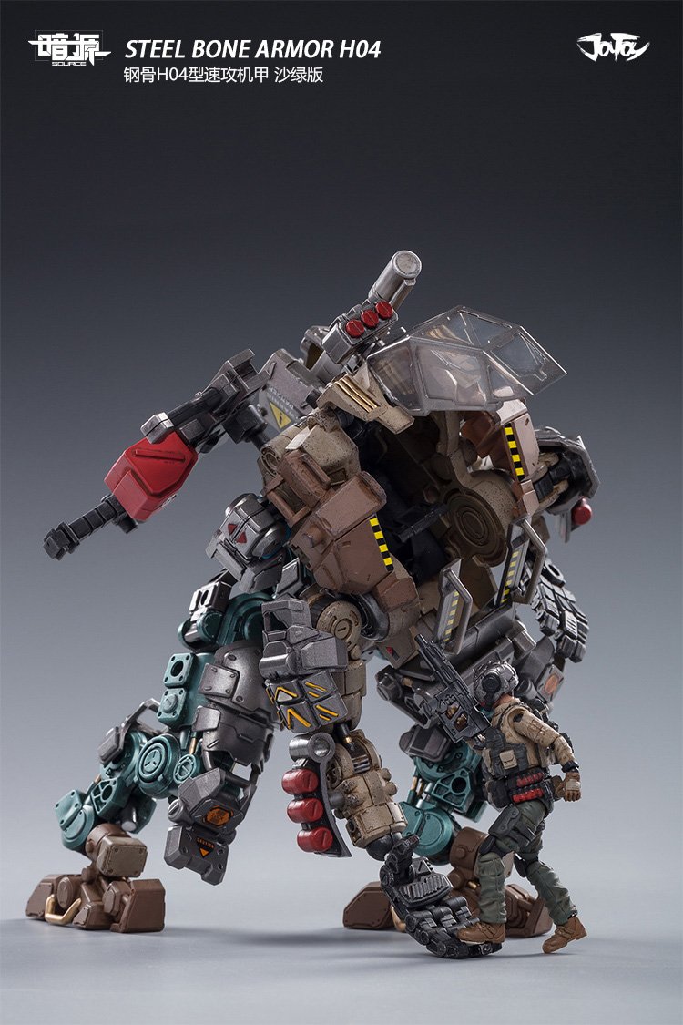 JOYTOY 1/25 STEEL BONE Armor H04 Desert Green Ver.