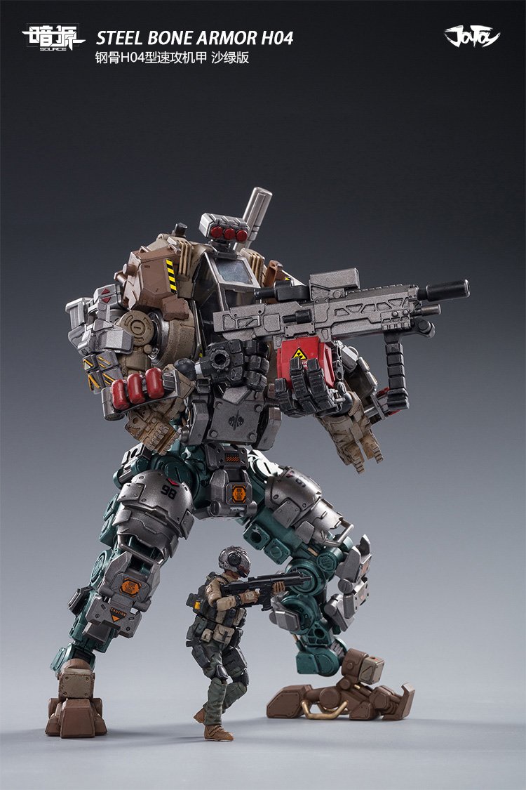 JOYTOY 1/25 STEEL BONE Armor H04 Desert Green Ver.