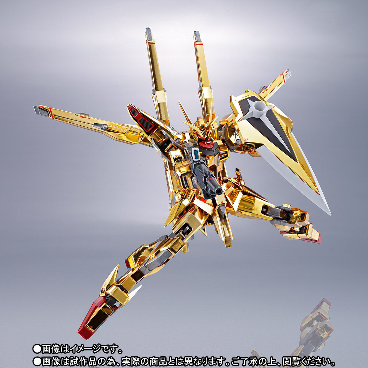 METAL ROBOT soul  Akatsuki Gundam (with Shiranui)