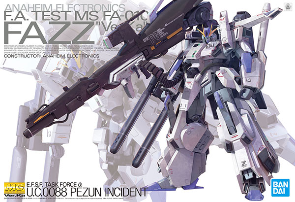 MG 1/100 FAZZ Ver.Ka Plastic Model (Gundam Sentinel)