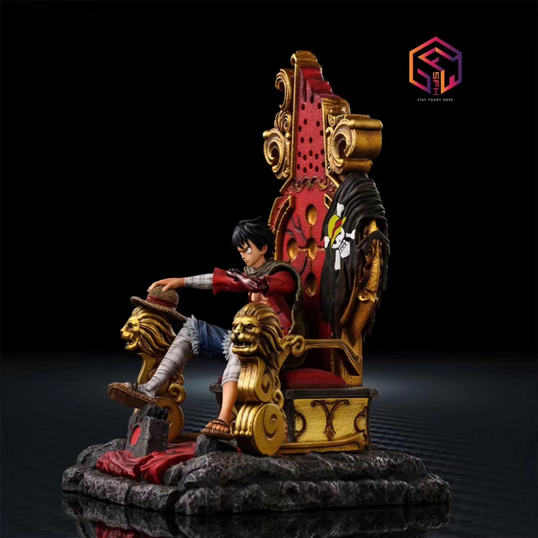 Luffy on Throne