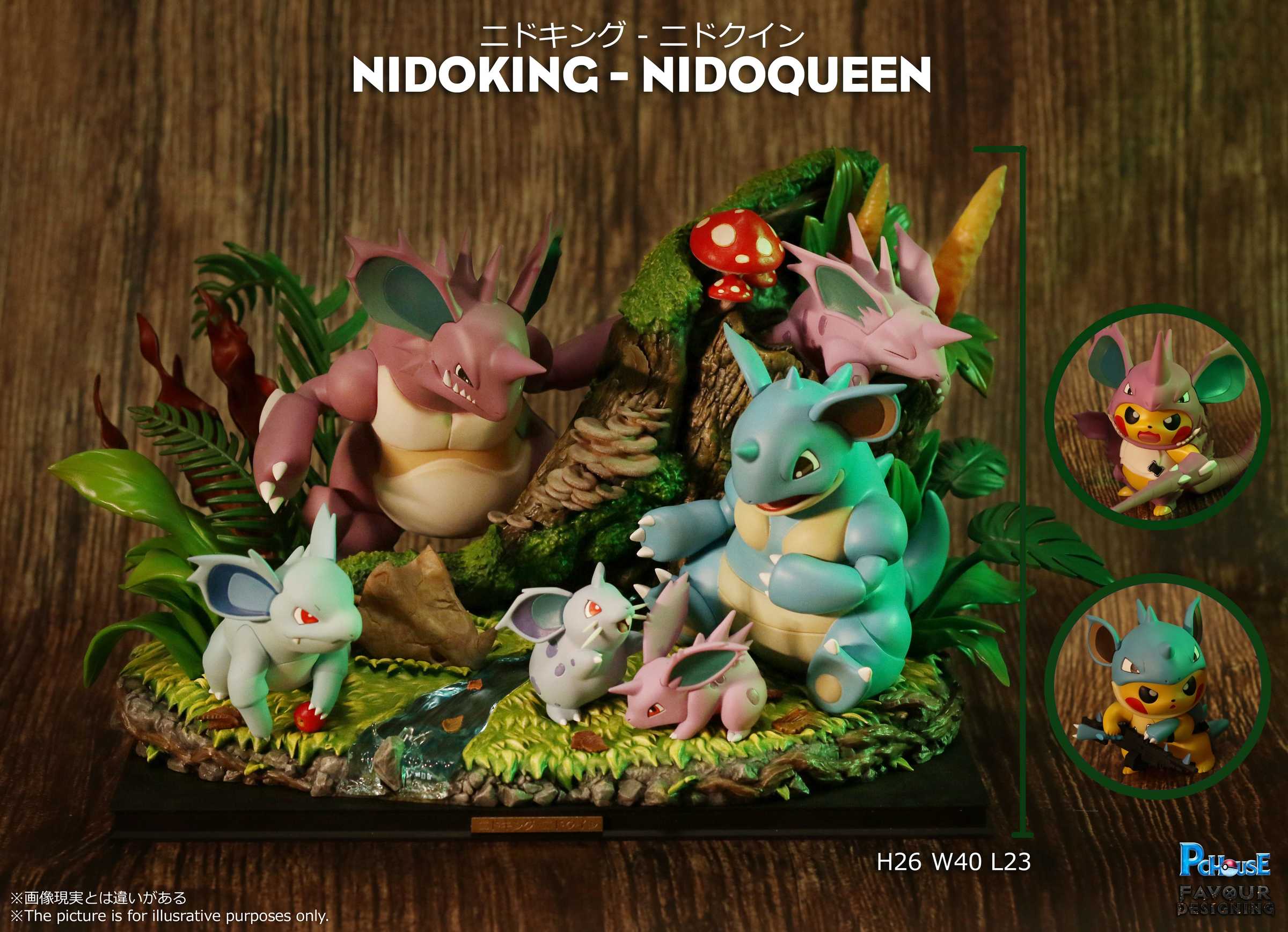 Nidoking & Nidoqueen Family