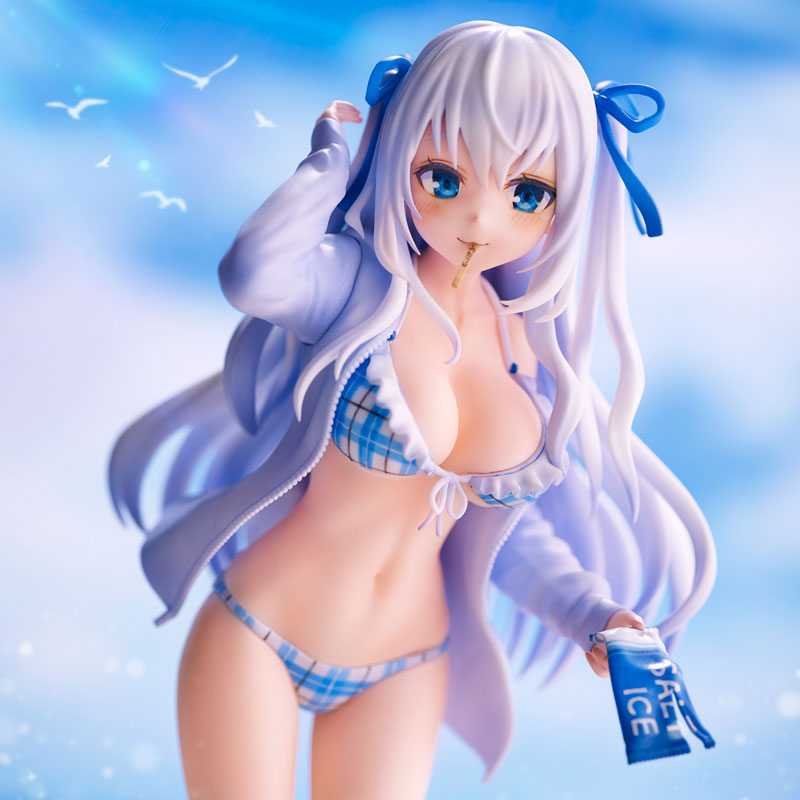 Kasu Komeshiro Illustration blue