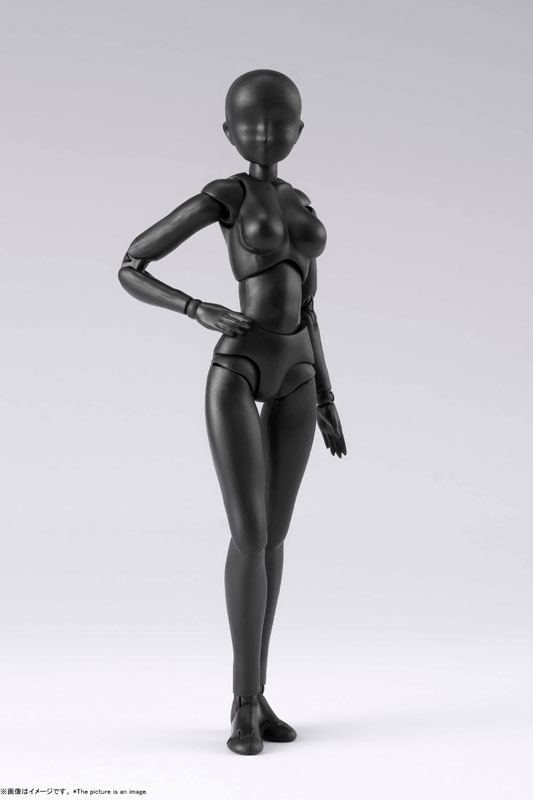 S.H.Figuarts Body-chan DX SET 2 (Solid black Color Ver.)