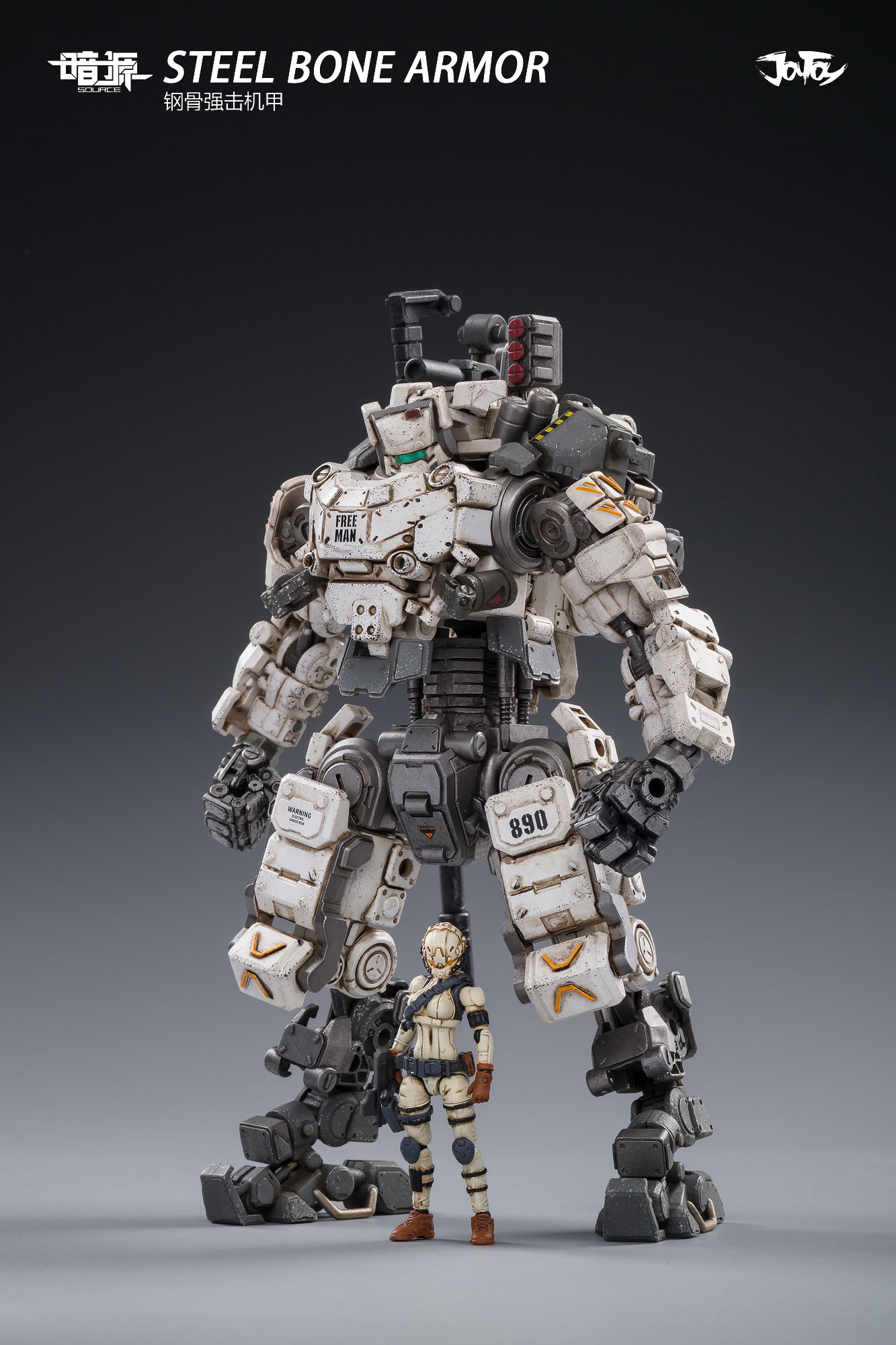 1/25 Steel Bone Armor White
