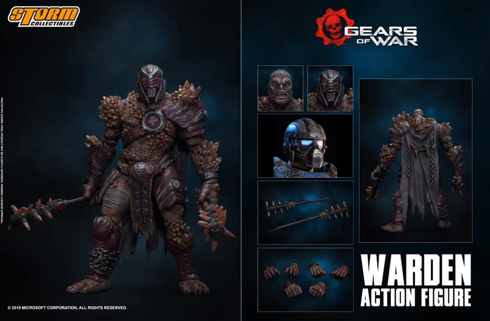 WARDEN - GEARS OF WAR ACTION FIGURE