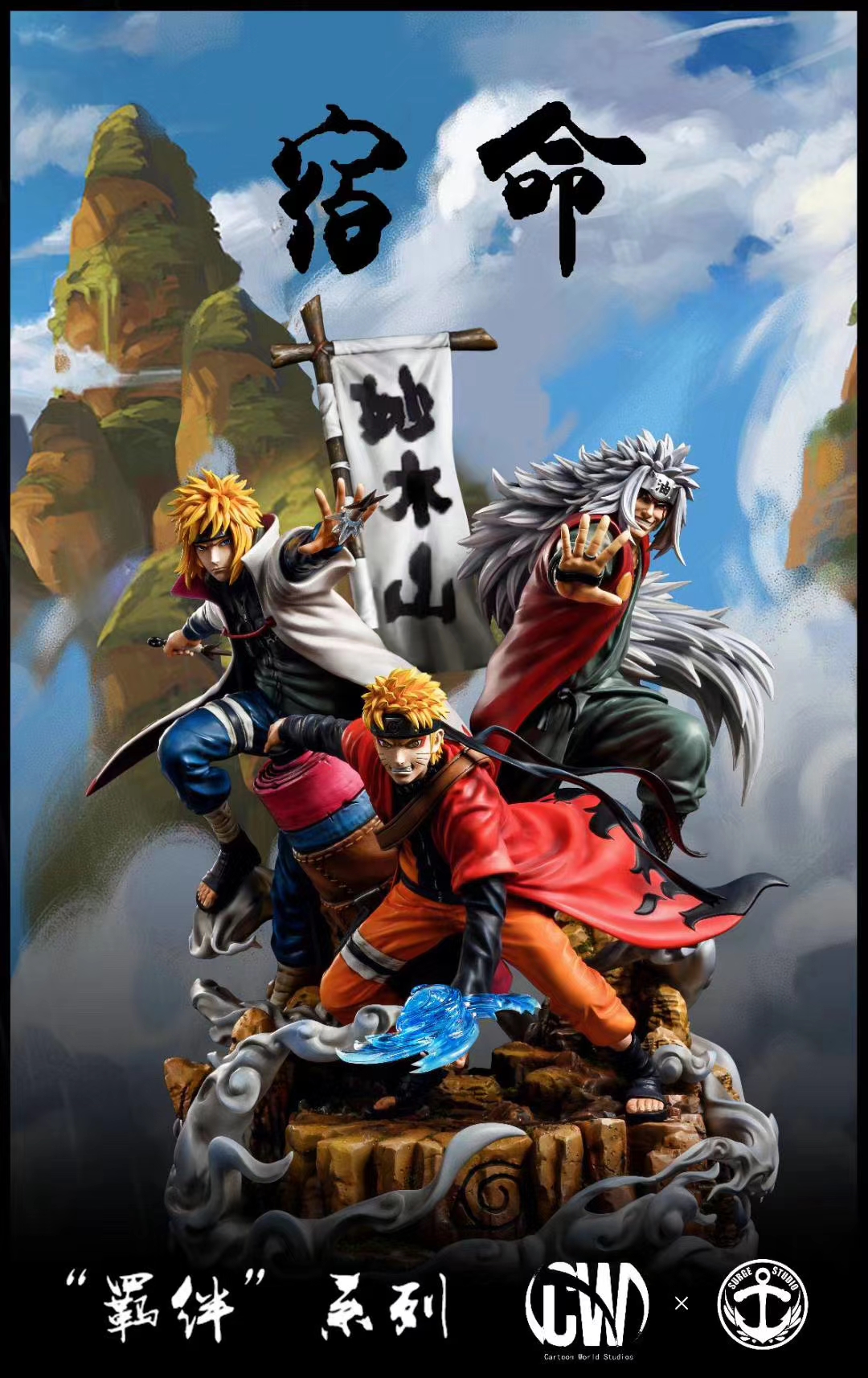 Minato Jiraiya Naruto