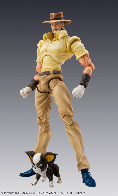 Super Action Statue JoJo's Bizarre Adventure Part.3 Joseph Joestar & Iggy