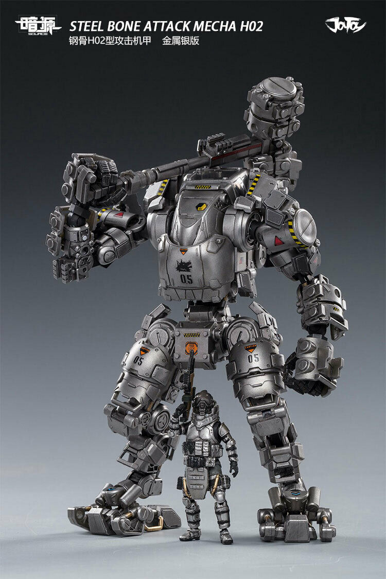 STEEL BONE ATTACK MECHA H02 (Silver)