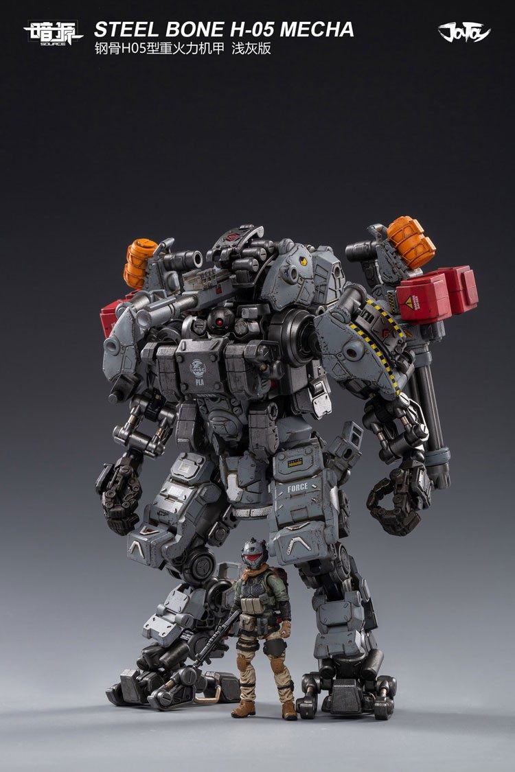 JT0418 1/25 : STEEL BONE H-05 Heavy firepower MECHA (gray)