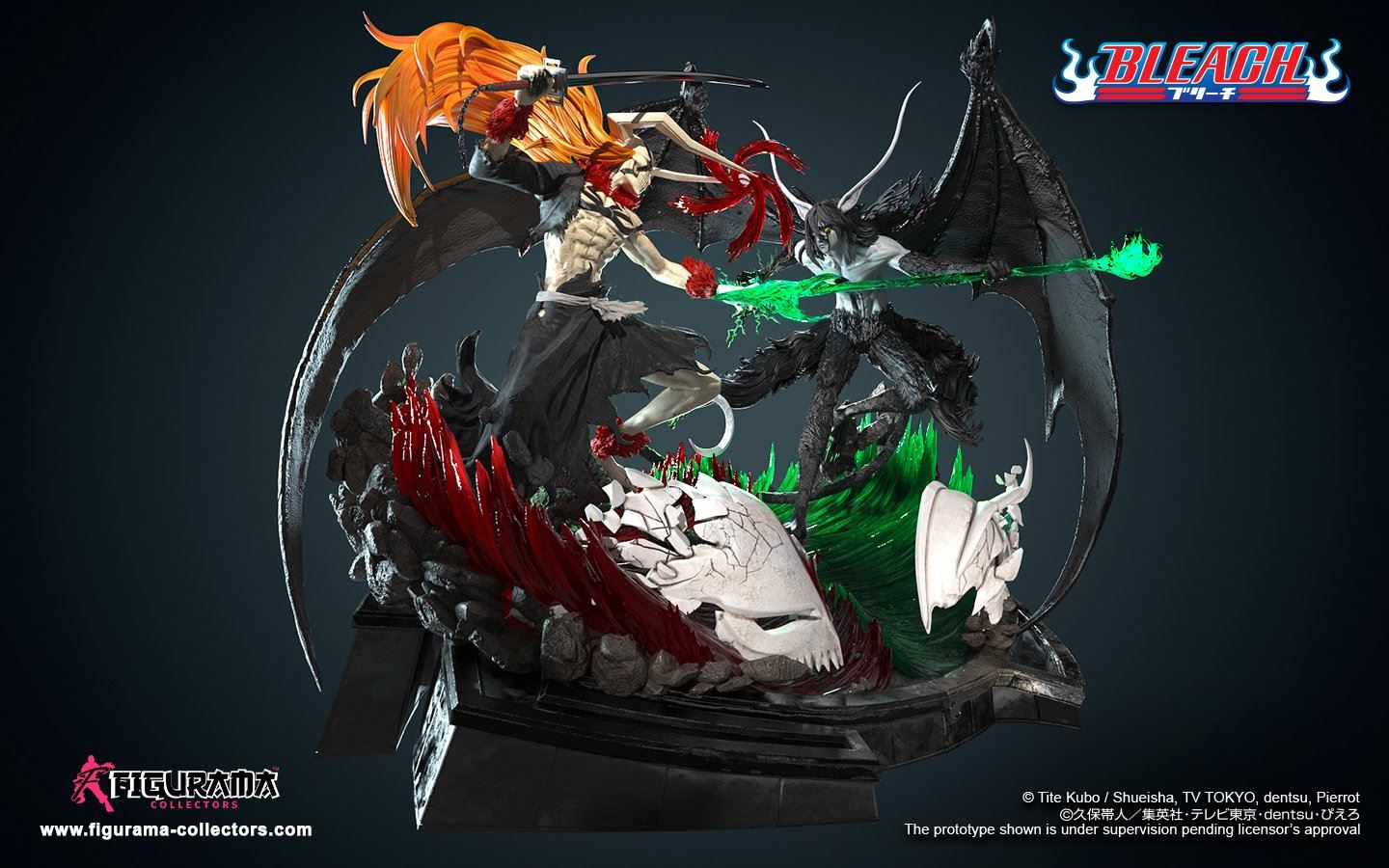 Bleach - Ichigo VS Ulquiorra Elite Fandom Statue
