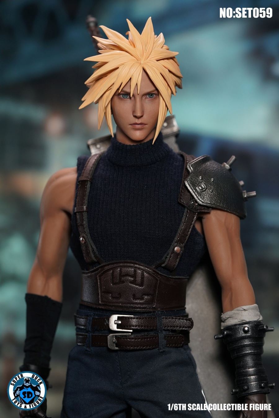 1/6 COSPLAY Fantasy Mercenary Head Sculpture Clothing Accessories Set