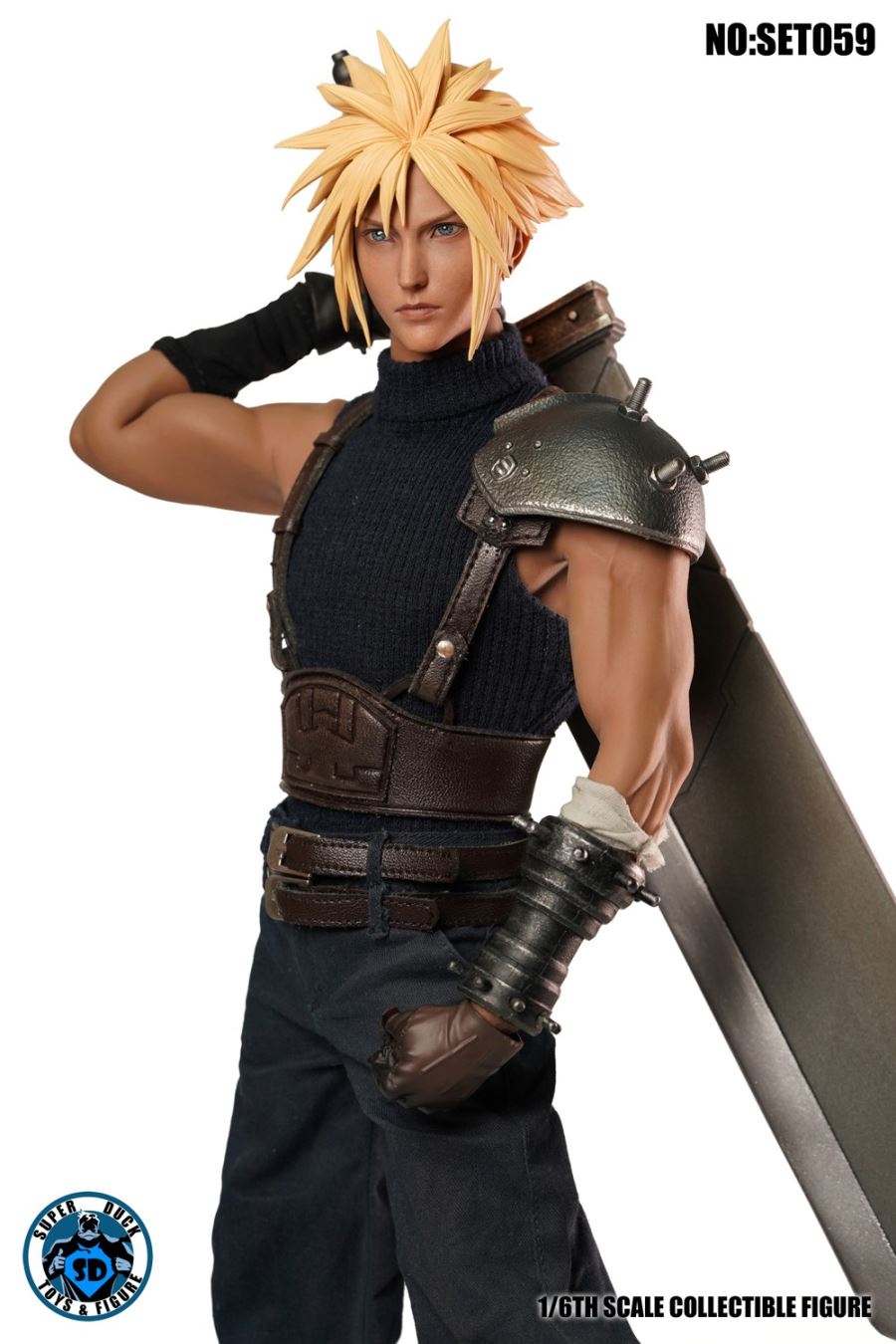 1/6 COSPLAY Fantasy Mercenary Head Sculpture Clothing Accessories Set