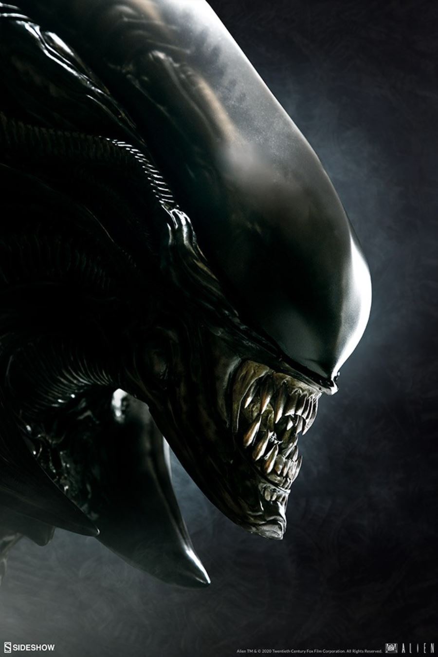 16.75 inch Alien Xenomorph Parasite Mythos Alien Bust (#400323)