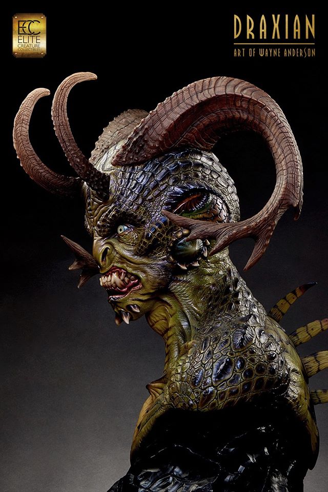 Draxian Bust (Art of Wayne Anderson)