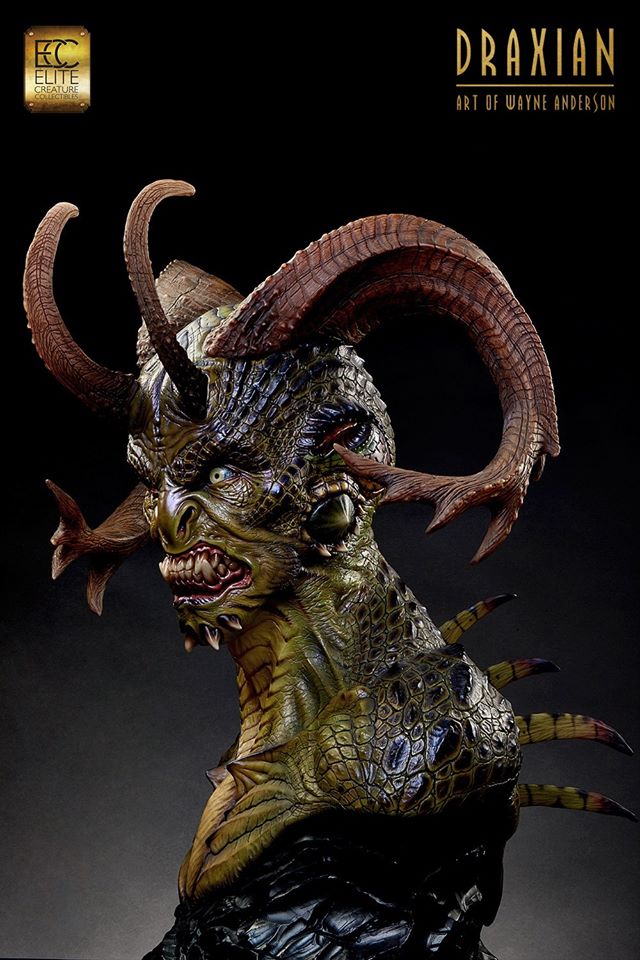 Draxian Bust (Art of Wayne Anderson)