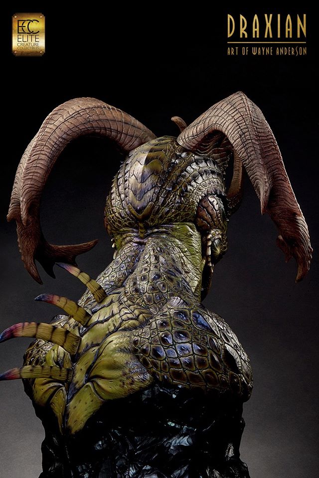 Draxian Bust (Art of Wayne Anderson)