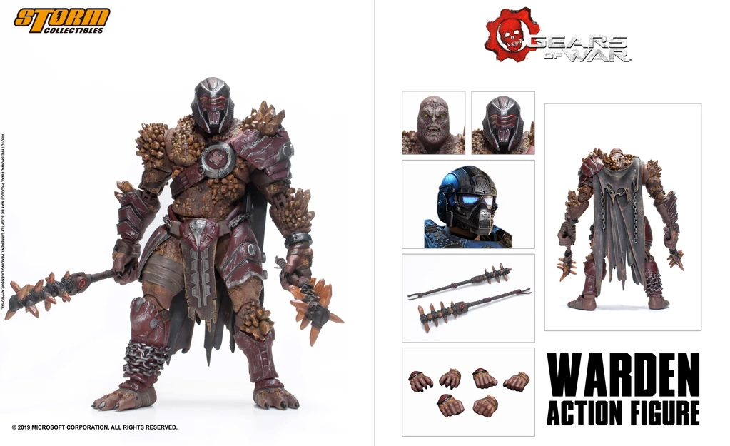 WARDEN - GEARS OF WAR ACTION FIGURE