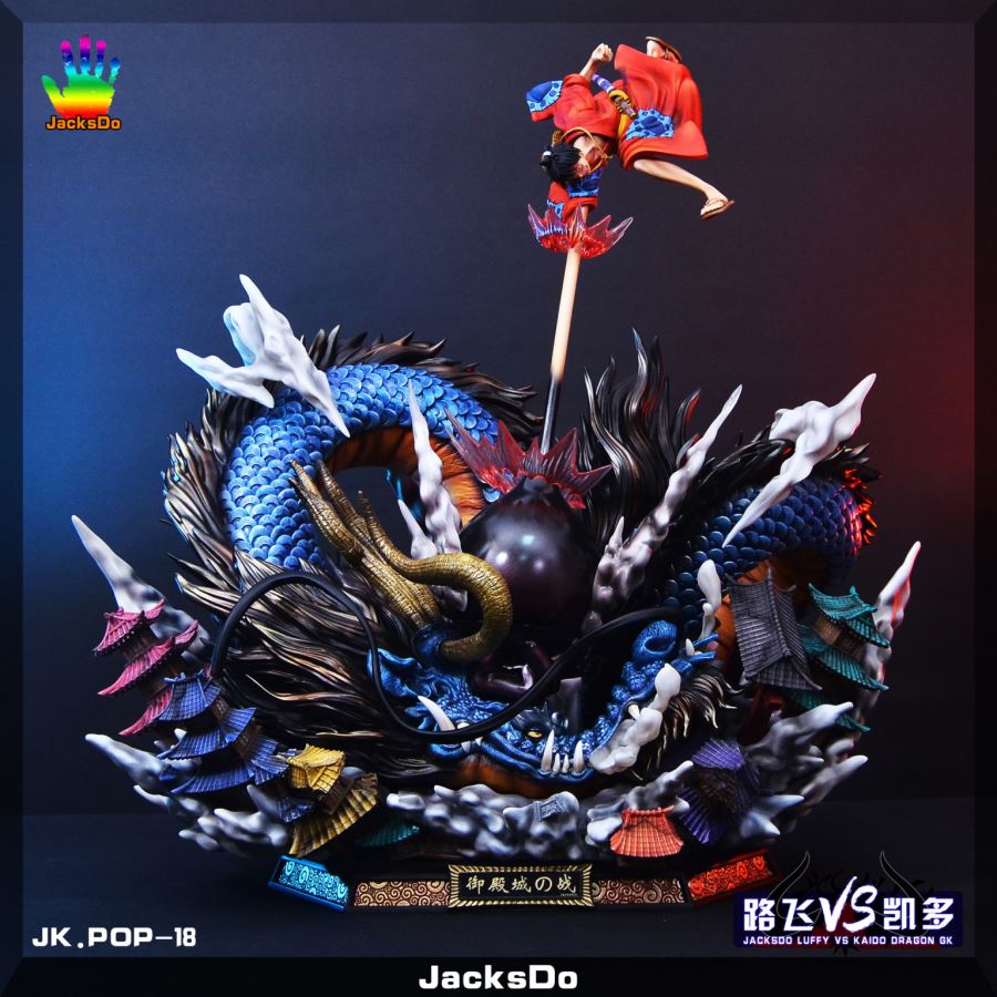 Luffy Punching Beast Mode Kaido