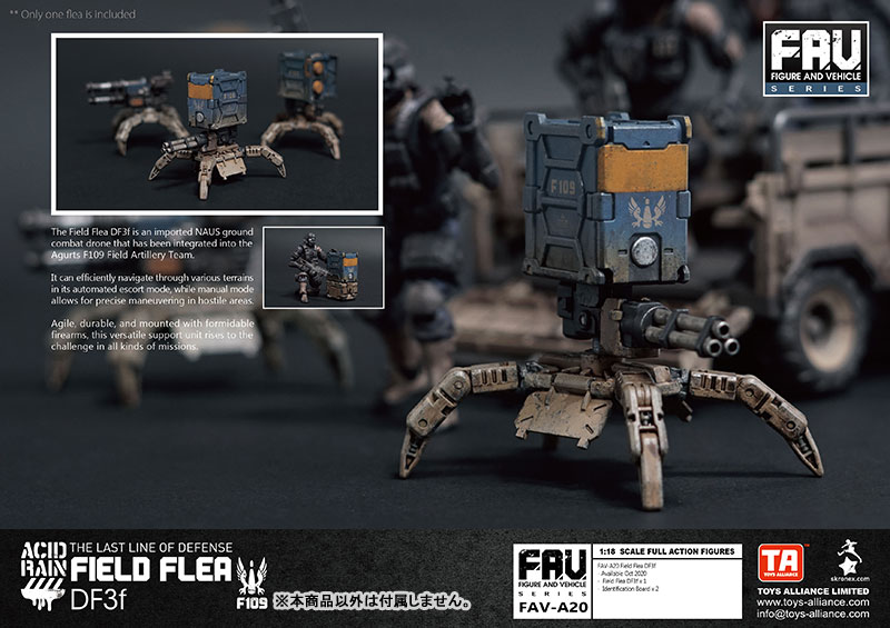 Acid Rain 1/18 Scale FAV-A20 Field Flea DF3f