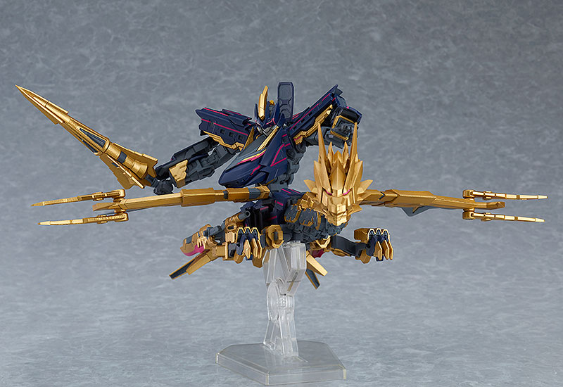 MODEROID Shinkansen Henkei Robo Shinkalion Black Shinkalion