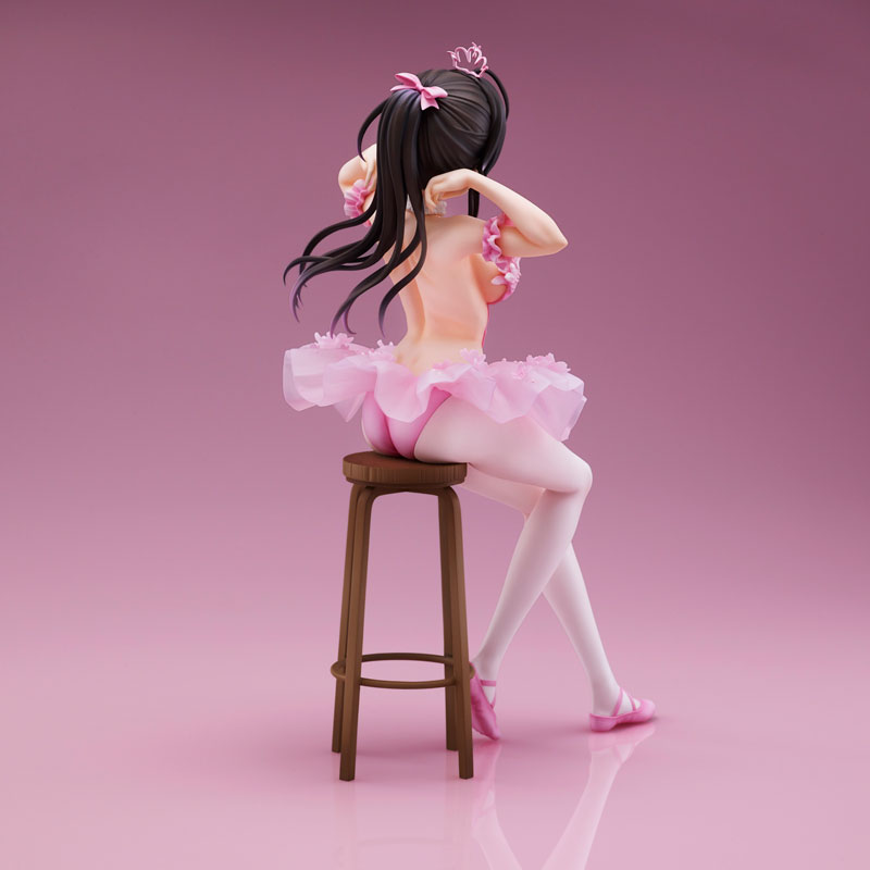 Anmi Illustration - Flamingo Ballet - Ponytail Child
