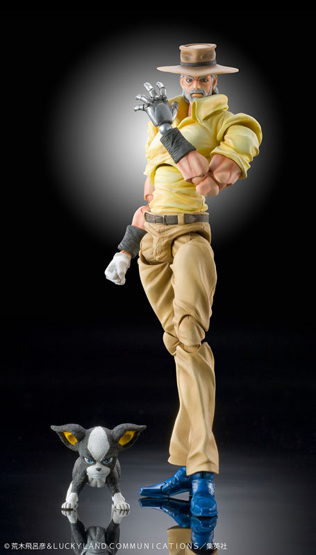 Super Action Statue JoJo's Bizarre Adventure Part.3 Joseph Joestar & Iggy