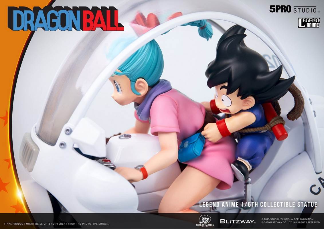1/6 Dragon Ball - Buma and Goku driving a locomotive (5PRO-LA-70201)
