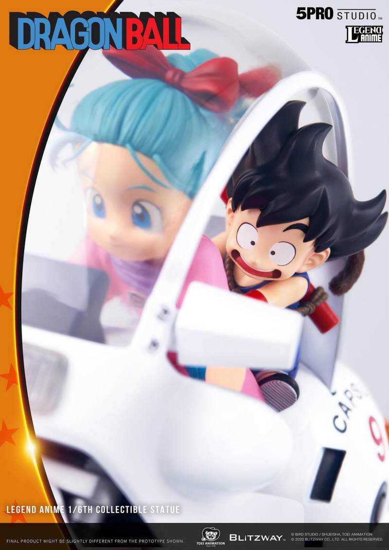1/6 Dragon Ball - Buma and Goku driving a locomotive (5PRO-LA-70201)