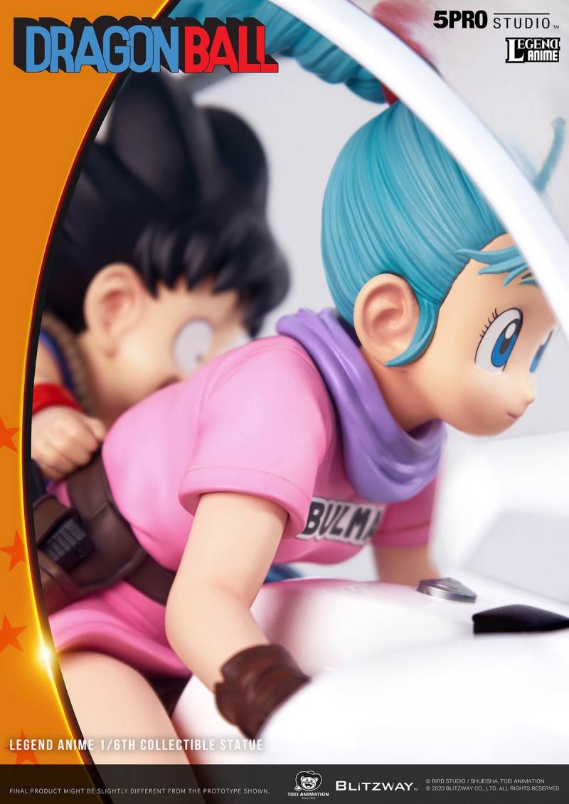 1/6 Dragon Ball - Buma and Goku driving a locomotive (5PRO-LA-70201)