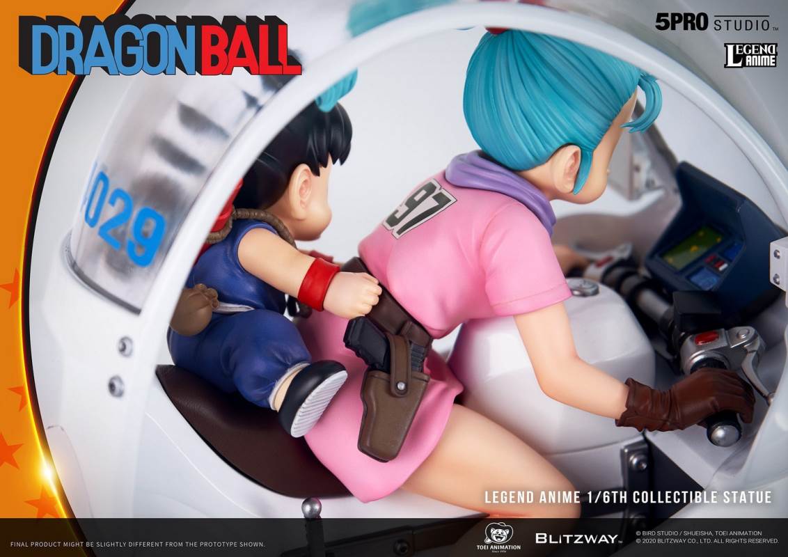1/6 Dragon Ball - Buma and Goku driving a locomotive (5PRO-LA-70201)