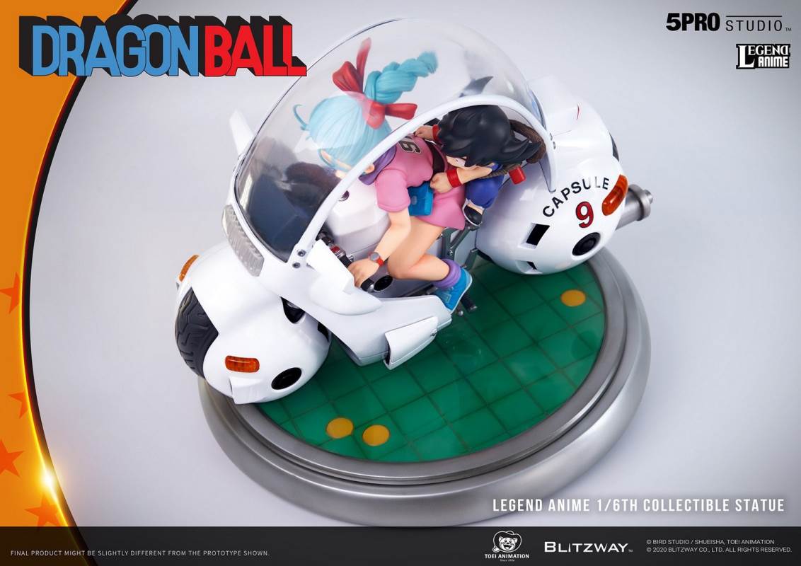 1/6 Dragon Ball - Buma and Goku driving a locomotive (5PRO-LA-70201)