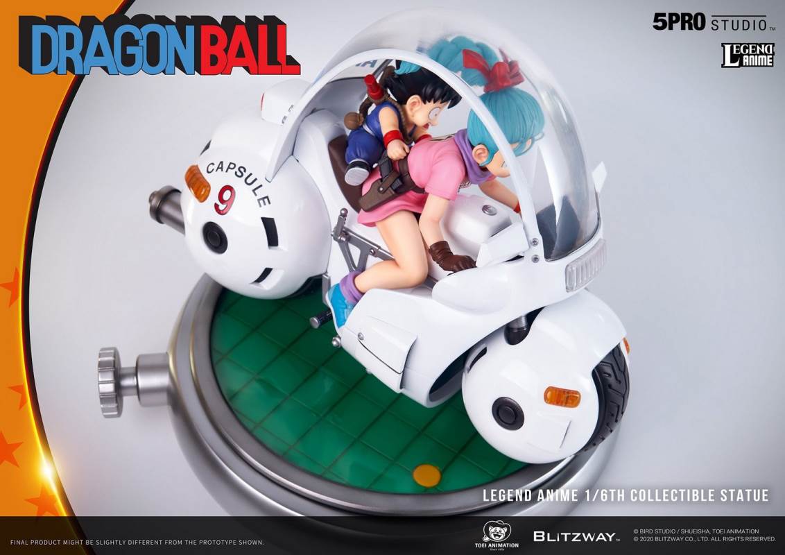 1/6 Dragon Ball - Buma and Goku driving a locomotive (5PRO-LA-70201)