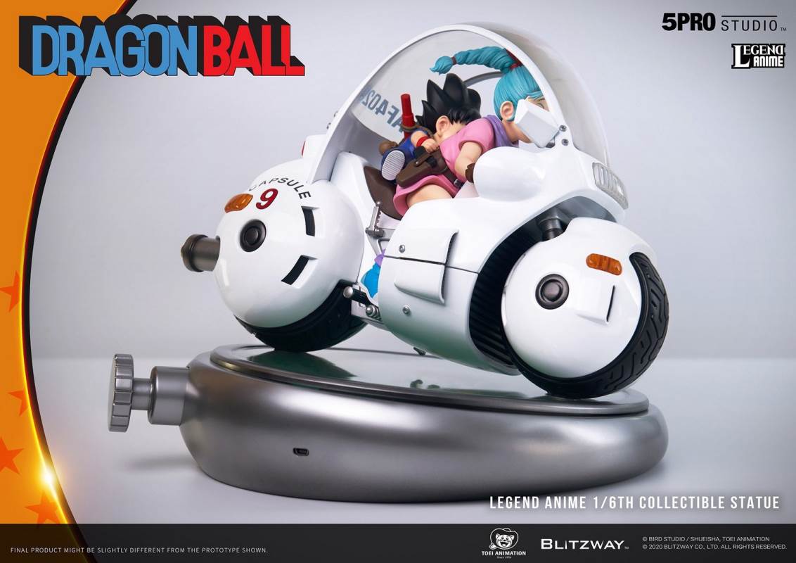 1/6 Dragon Ball - Buma and Goku driving a locomotive (5PRO-LA-70201)