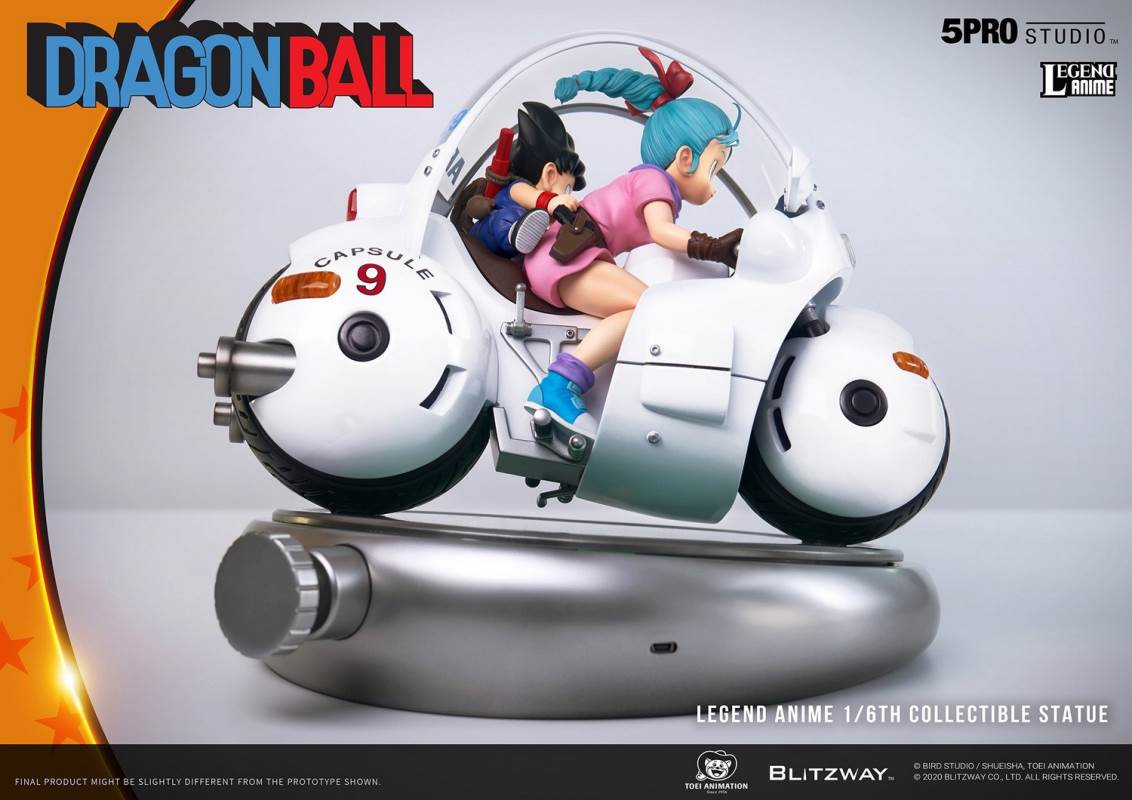 1/6 Dragon Ball - Buma and Goku driving a locomotive (5PRO-LA-70201)