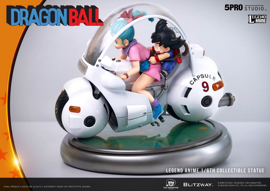 1/6 Dragon Ball - Buma and Goku driving a locomotive (5PRO-LA-70201)