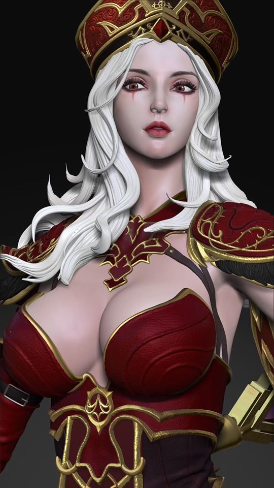 Warcraft-themed statue 15 High Inquisitor Whitemane