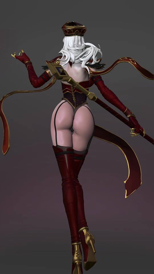 Warcraft-themed statue 15 High Inquisitor Whitemane